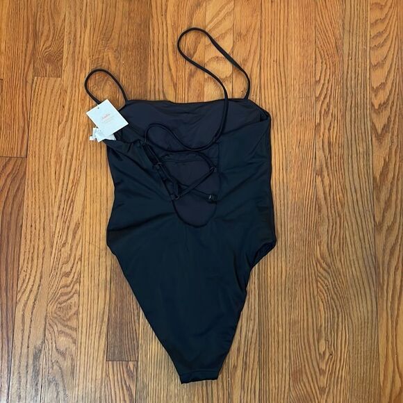 Andie The Cabarete One Piece Swimsuit Black size L NWT - Picture 5 of 9